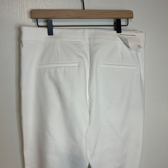 Loft Sailor Sutton Skinny Pants - Size 12 - B20 - Picture 9 of 12